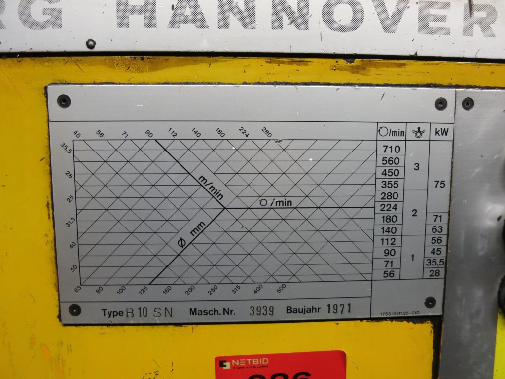 Boring General/WOHLENBERG B 10 SN (12.405EH)