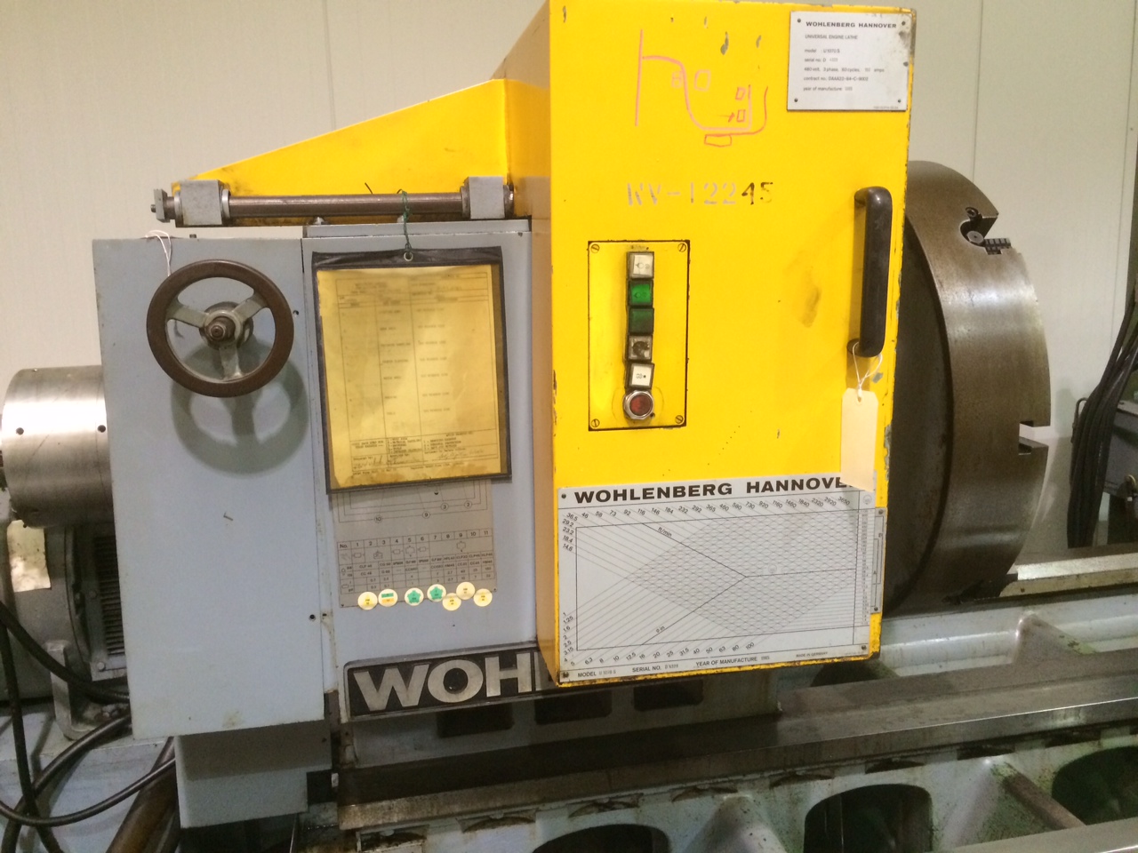 Teach in Lathes/WOHLENBERG PT1 U1070 S111 (11.994CE)